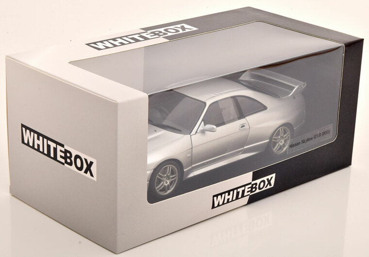 Whitebox 1:24 Nissan Skyline GT-R R33 zilver