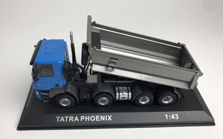 Foxtoys 1:43 Tatra Phoenix Euro 6 8x8 Truck 4 Assig 2016 blauw grijs