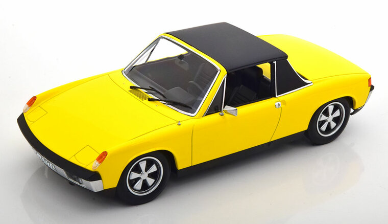 Norev 1:18 Volkswagen Porsche 914-6 1973 met afneembaar kap geel