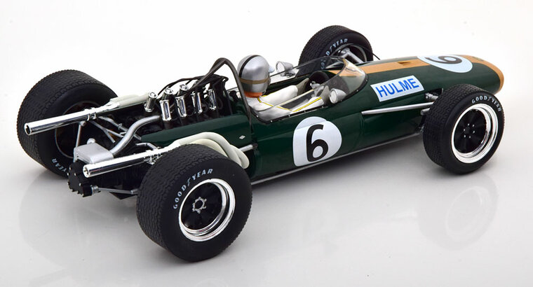 MCG 1:18 Brabham BT20 No 6 D.Hulme F1 GP England 1966 zwart