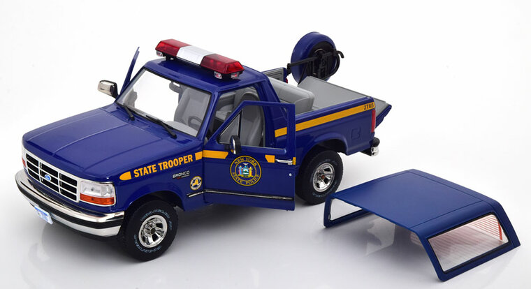 Greenlight 1:18 Ford Bronco XLT New York State Police, Artisan Collection