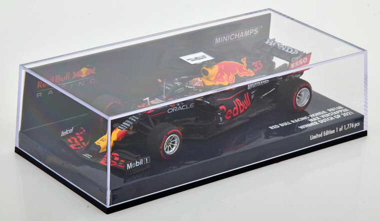 Minichamps 1:43 Red Bull Racing Honda RB16B Max Verstappen winner Dutch GP 2021