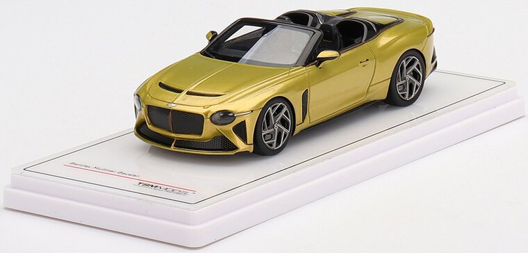 True Scale 1:43 Bentley Mulliner Bacalar Cabriolet 2021 yellow flame