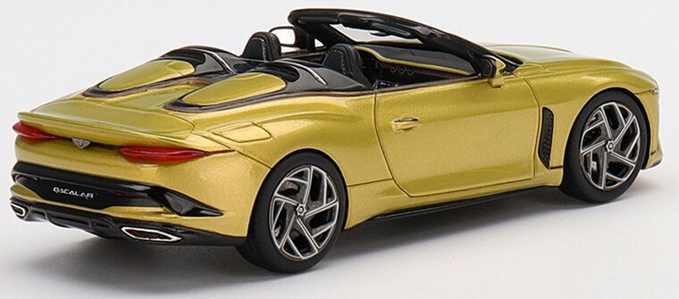 True Scale 1:43 Bentley Mulliner Bacalar Cabriolet 2021 yellow flame