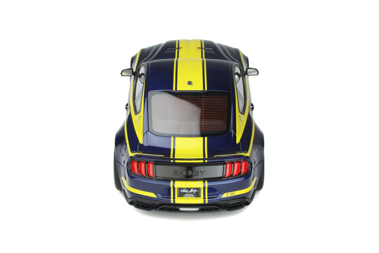 GT Spirit 1:18 Shelby Mustang Super Snack &quot;Blue Hornet&quot; Kona Blue 2021