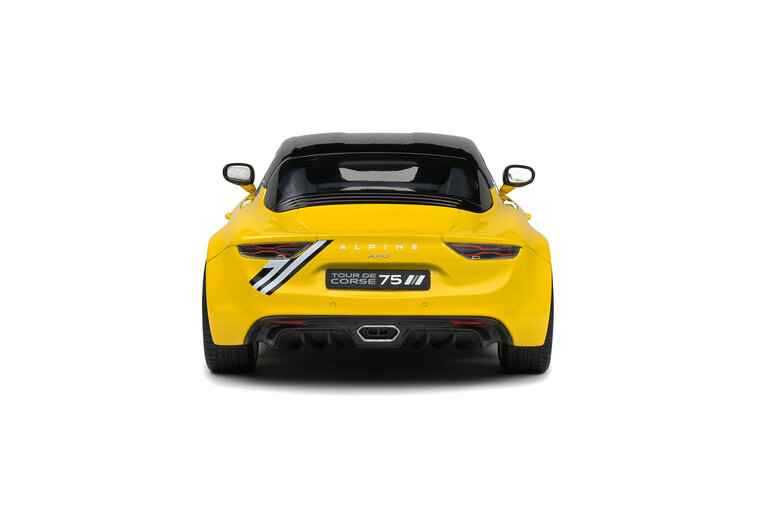 Solido 1:18 Alpine A110S Coupe Tour de Corse 2022 geel