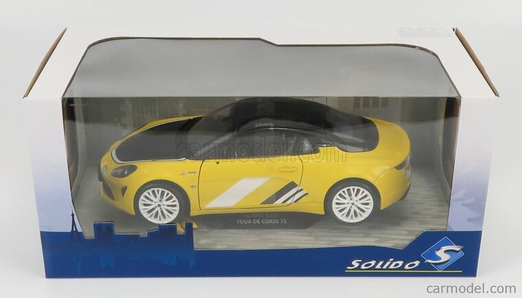 Solido 1:18 Alpine A110S Coupe Tour de Corse 2022 geel