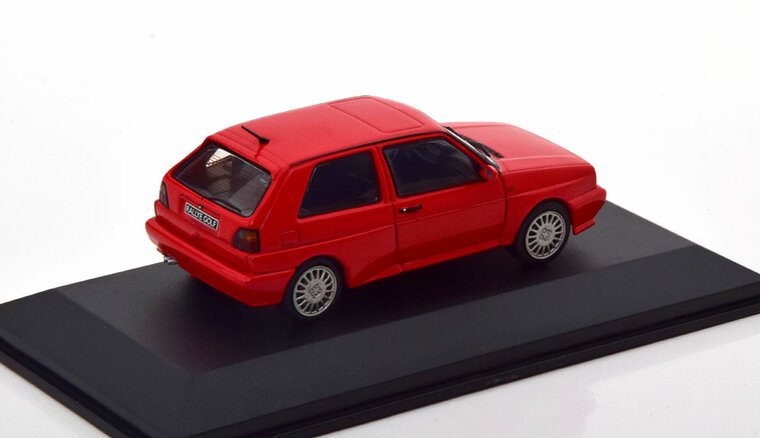 Solido 1:43 Volkswagen Golf II G60 Rally 1989 rood
