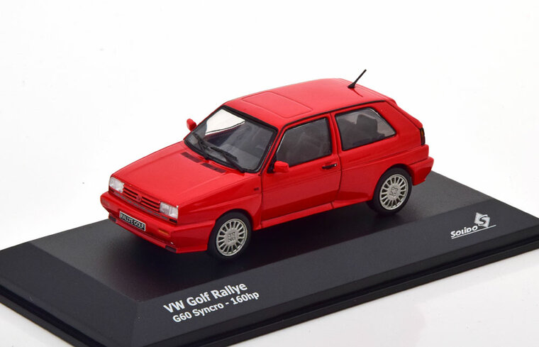 Solido 1:43 Volkswagen Golf II G60 Rally 1989 rood