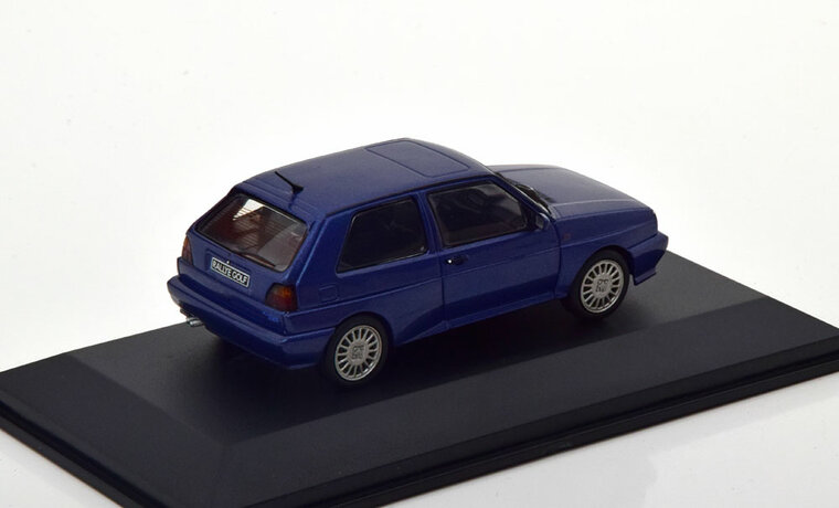 Solido 1:43 Volkswagen Golf II G60 Rally 1989 blauw metallic