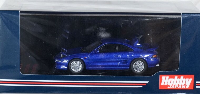 Hobby Japan 1:64 Toyota MR2 (SW20) GT-S 1996 / Open Head Light Purplish Blue Mica Metallic