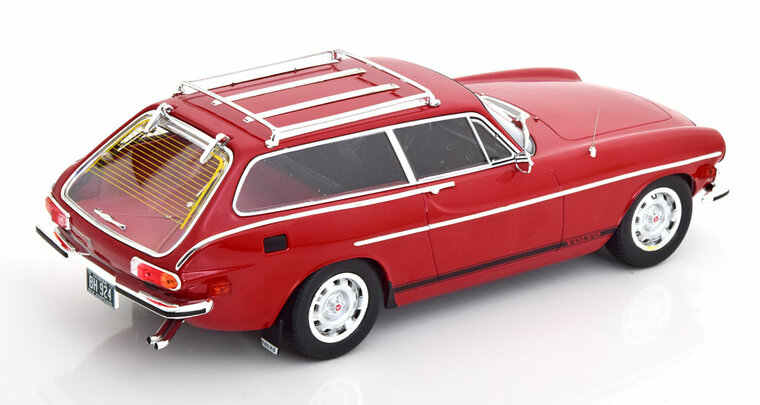 Norev 1:18 Volvo 1800 ES (US version) 1972 - Red with lower side stripes