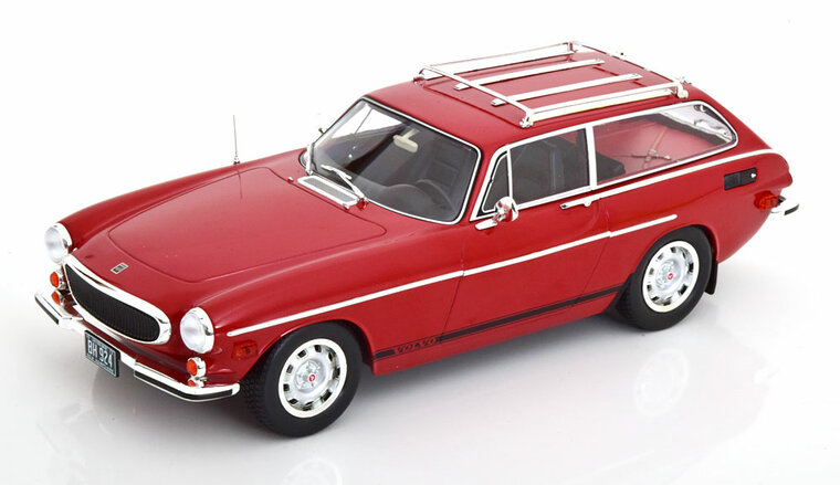 Norev 1:18 Volvo 1800 ES (US version) 1972 - Red with lower side stripes