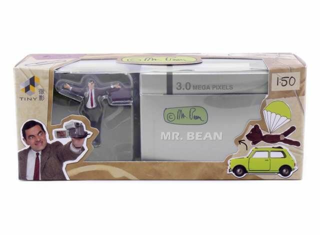 Tiny Toys 1:50 Mr Bean&#039;s Mini set (65301+figure), green, Tiny City