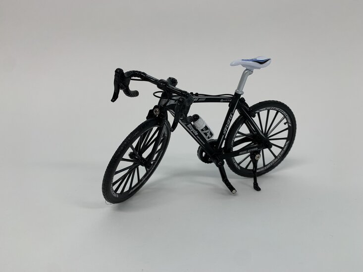 Golden Wheel 1:10 Mountain Bike zwart, Diecast
