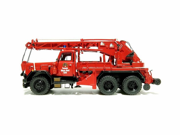 Golden Oldies 1:50 Magirus Uranus Bergekraan KW16 Brandweer Munster, limited 60 pcs