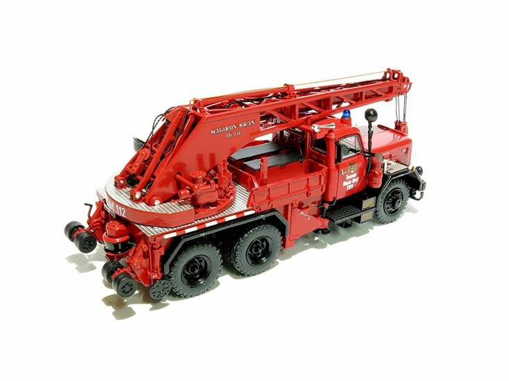 Golden Oldies 1:50 Magirus Uranus Bergekraan KW16 Brandweer Munster, limited 60 pcs