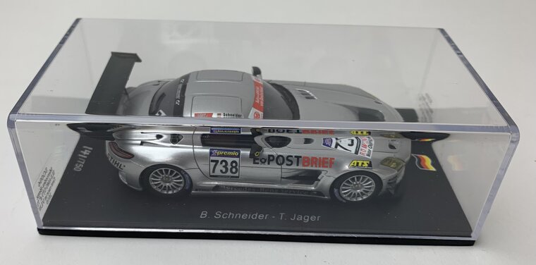 Spark 1:43 Mercedes Benz SLS AMG GT3 no 738 B. Schneider - T. Jager First Race in VLN 2010, Limited  750 pcs