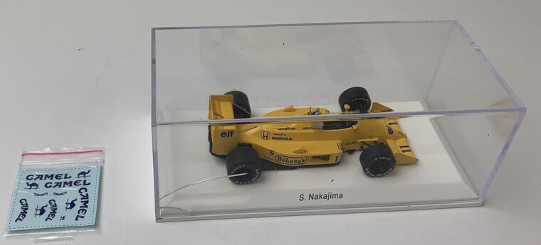 Rece Collection ( Spark) 1:43 Lotus 99T GP F1 Japan 1987 no 11 Gem S Nakajima geel