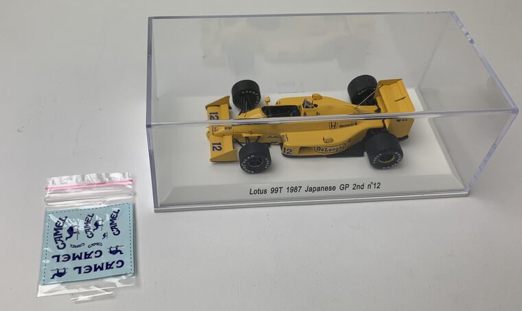 Spark 1:43 Lotus 99T, No 12 Aston Senna - 2nd Japan GP 1987 geen - Reve Collection R