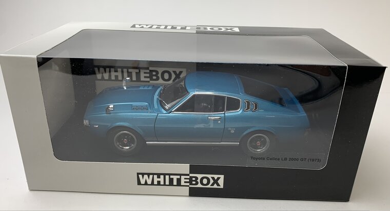 Whitebox 1:24 Toyota Celica LB 2000 GT turkoois met 2 openingen ( deurs kunnen open)