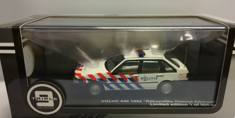 Triple9 Collection 1:43 Volvo 440 rijkspolitie Alkmaar