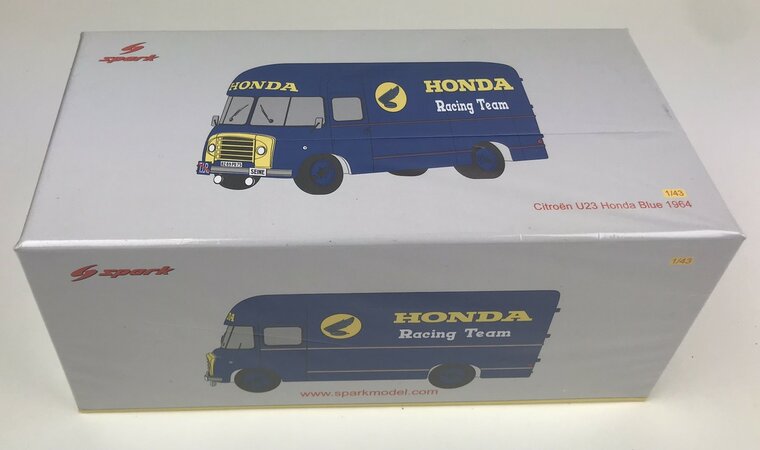 Spark 1:43 Citroen U23 Honda Racing Team 1964 blauw