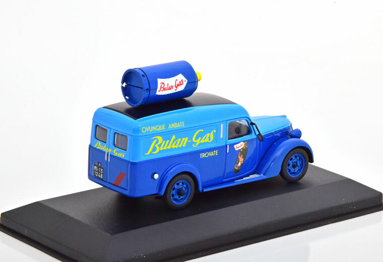 Atlas 1:43 Fiat 1100 ELR Delivery van Butane gas 1948 blauw