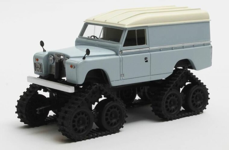 Matrix 1:43 Land rover Serie II Cuthbertson Conversion grijs wit 1958