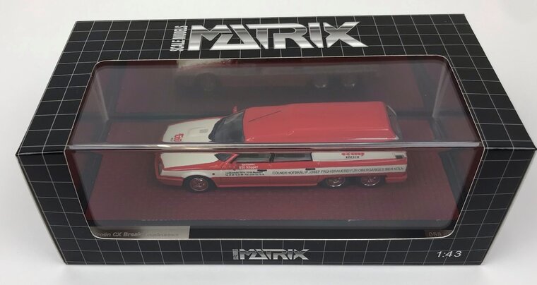 Matrix 1:43 Citroen CX Break Loadrunner &quot;Fr&uuml;h K&ouml;lsch&quot; 1989 rood wit