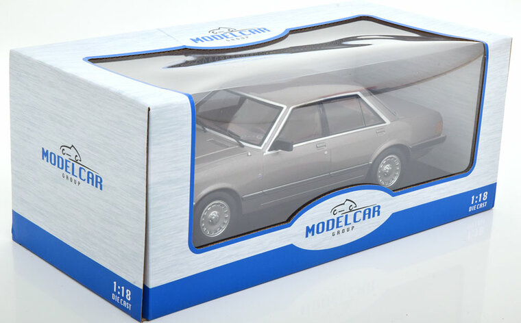 MCG 1:18 Ford Granada MK2 2.8 Ghia 1981 donkergrijs metallic
