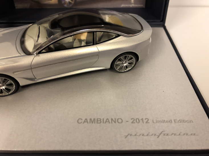 La Mini Miniera 1:43 Cambiano 2012 zilver