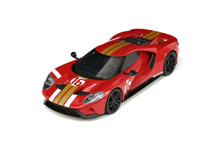 GT Spirit 1:18 Ford GT Heritage Edition Alan Mann red 2022