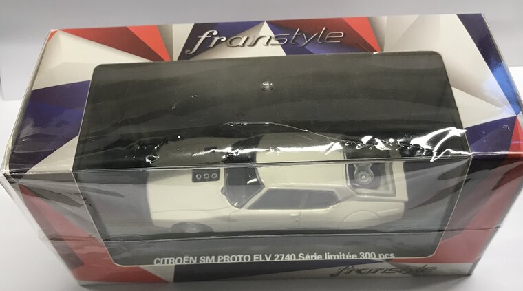 Franstyle 1:43 Citroen SM Proto ELV 2740 wit, limited 300 pcs