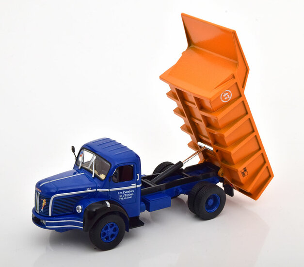 Atlas 1:43 Berliet GLM 1953 blauw oranje in blisterverpakking