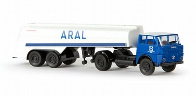 Brekina 1:87 Henschel HS 16 TS Tank Semi-trailer ARAL