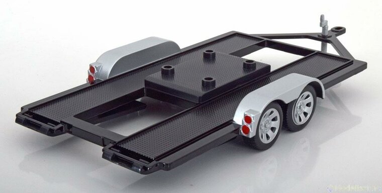 Motor Max 1:18 Auto aanhanger / Car Trailer, diecast metal 