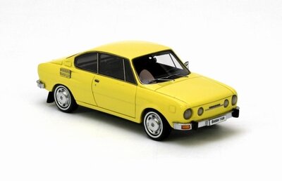 Neo Scale 1:43 Skoda 110R Coupe geel 1972-1976