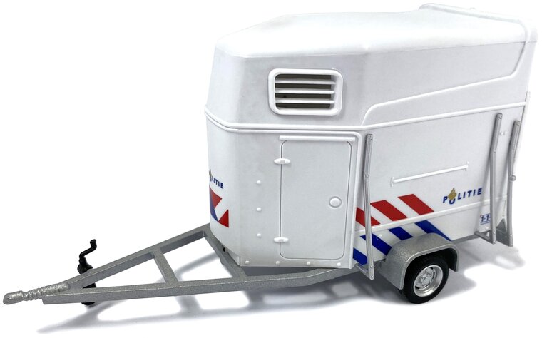 Cararama 1:43 Paarden Trailer Politie Nederland ( uitloop)