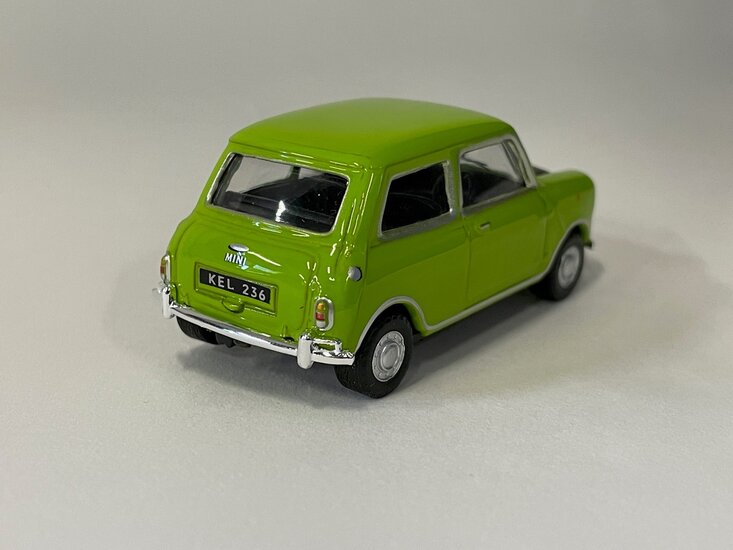 Cararama 1:43 Mini Cooper Mr Bean Tv Series groen zwart