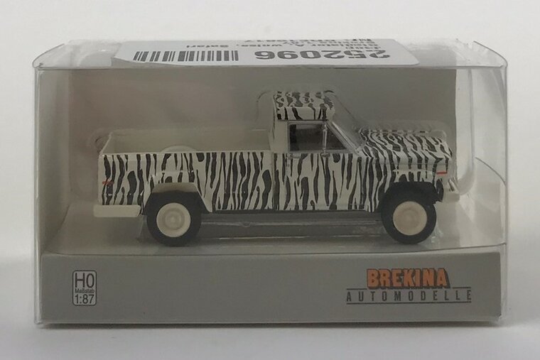 Brekina 1:87 Jeep Gladiator A Safari wit zwart 1964