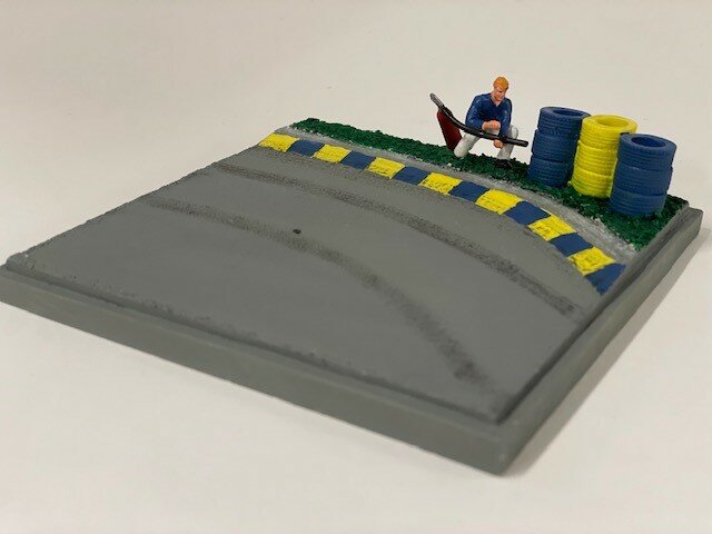 Atlas 1:43 Diorama Racing met figuur