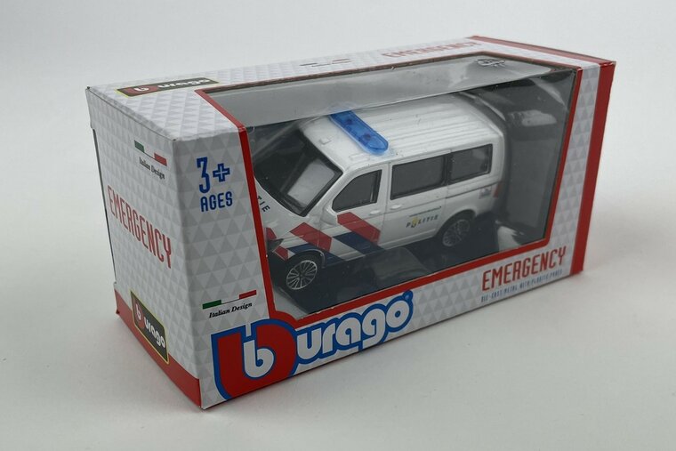 Bburago 1:43 Volkswagen T6.1 Bus Politie Nederland