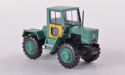 Brekina 1:87 Mercedes trac 800 Schenker groen geel