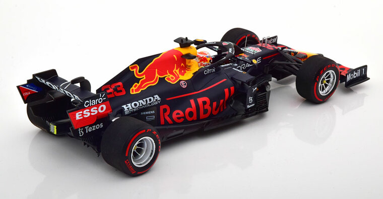 Minichamps 1:18 Red Bull Racing Honda RB16B Max Verstappen No 33, winner Dutch GP 2021