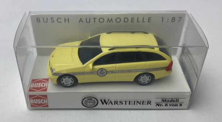Busch 1:87 Mercedes C combi Warsteiner
