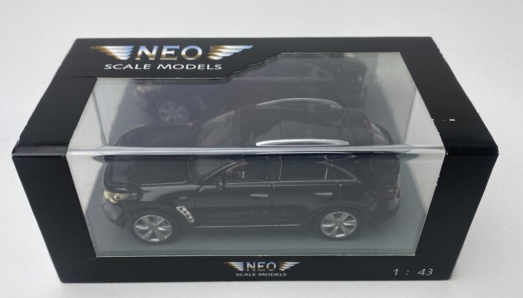 Neo Scale 1:43 Infiniti FX50 S zwart