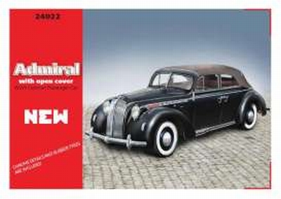 ICM 1:24 Opel Admiral met Open Cover plastic modelkit