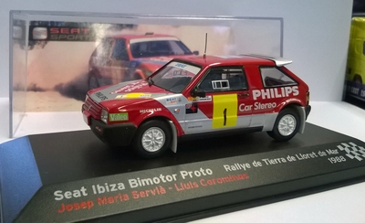 Atlas 1:43 Seat Ibiza Bimotor Proto No 1 Josep Maria