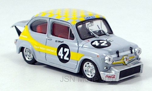 Brumm 1:43 Fiat Abarth 1000 Berlina No 42,  E. Swart 1969